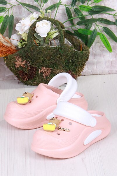 fort E468 Bella Powder White Eva Material Sabo Doctor Medical Cook Daily Closed Toe Slippers
