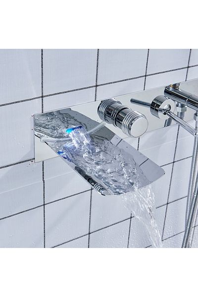 Blackswan Design Bathtub faucet, Blackswan, Type M30, shiny chrome model, size 40.7 cm