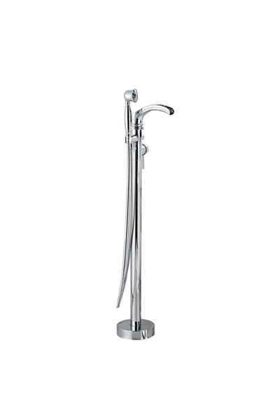 Blackswan Design Free standing bathtub faucet, Blackswan, Type M74, shiny chrome model, size 91 cm