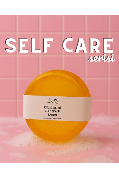 Troy Naturals Round Kojic Acid Turmeric Soap 90 Gr