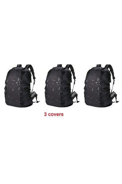 Generic 3Multi-Purpose Bag&Personal Item Covers, Dust and Dirt Protector Cover for Hiking&Travel,Black