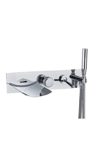 Blackswan Design Bathtub faucet, Blackswan, Type M30, shiny chrome model, size 40.7 cm