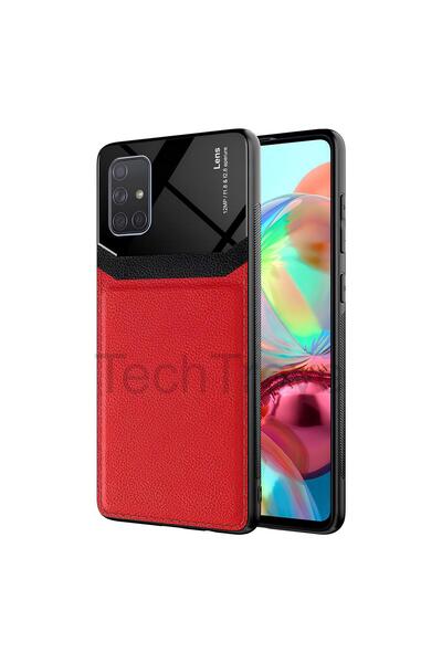 Hatreds Samsung Galaxy A71 Kılıf Derili Dizayn Yeni Tasarım Soft Elde Kaymaya...