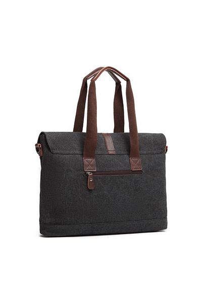 SMART BAGS C-Active Waterproof Canvas Briefcase with Shoulder Strap