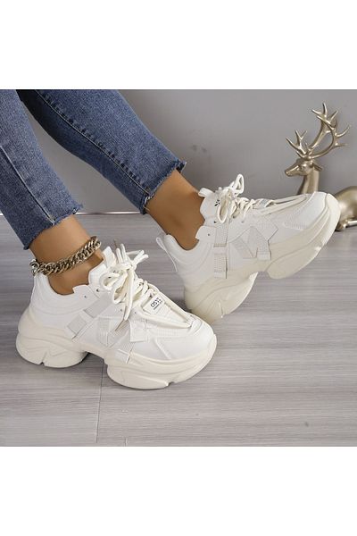 Seastar Sneakers - Beige - Wedge