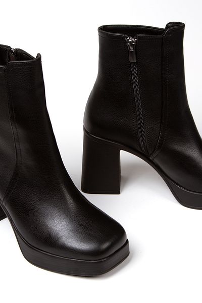 MFT AYAKKABI Ankle Boots - Black - Platform Heels