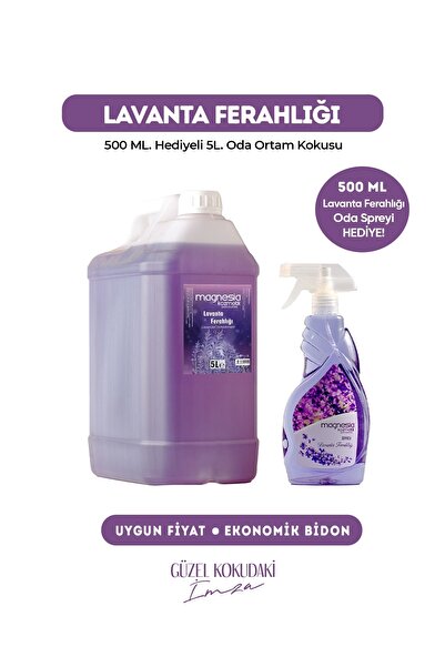 Magnesia Kozmetik Pure Touches Magnesia Lavanta Ortam Kokusu 5Lt.Bidon (ekono...