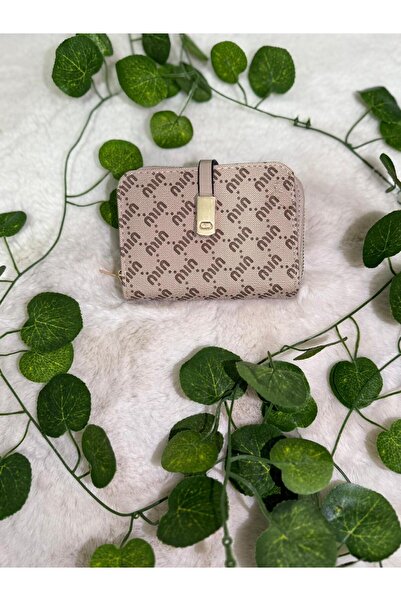 olivia gate محفظة Fdrmuarli باللون البيج مع المغناطيس