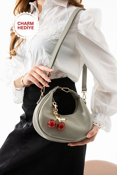 Night Geantă de mână și de umăr pentru femei Betty Model Green Charm Gift