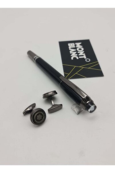 Montblanc قلم وأزرار أكمام كلاسيكية