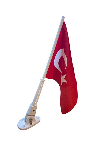 ironcaravan Tekne Bayrak Direği – Plastik - Tekne ve Botlar İçin, 38 cm Uzunl...