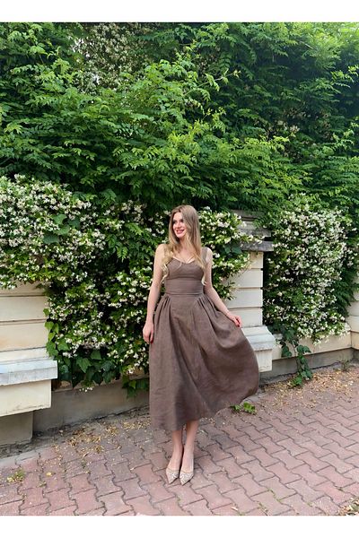 Store Gathered Side Breast Cup Dress