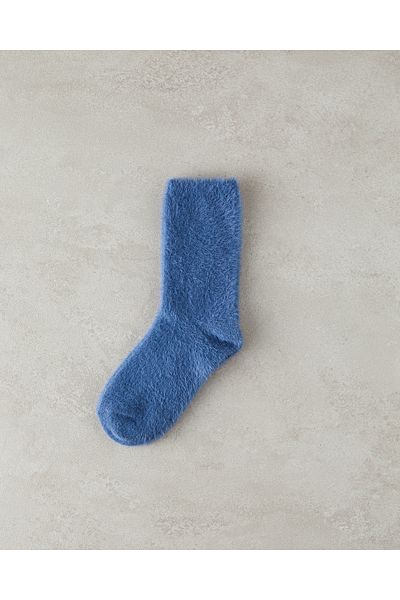 English Home Γυναικείες βελούδινες κάλτσες Navy Blue Miny