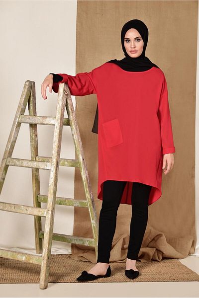Alvina Casual Tunic 4110 - Pocket Design