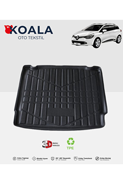 KoalaOtoTekstil Renault Clio 4 Sport Tourer (BAGAJIN ALT KADEMESİ IÇİN) (2013...