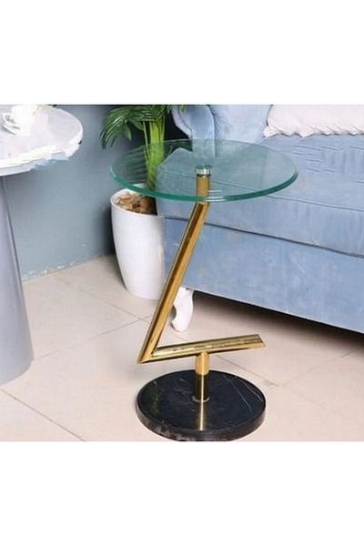 private house golden service table