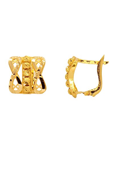 CiGOLD Taşsız Küpe 22 Ayar Altın 4.09 gr Oa-c1tb01028030