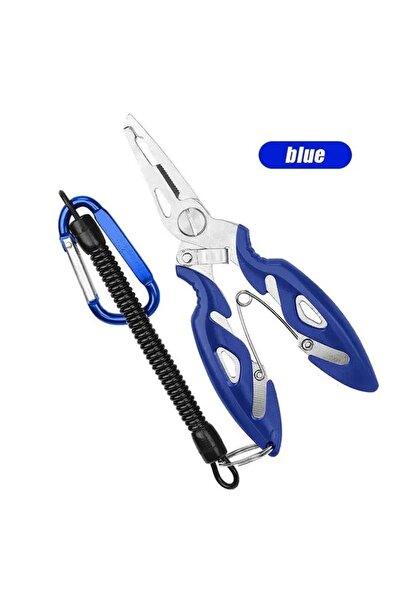 Choice كماشة صيد السمك الزرقاء متعددة الوظائف ومقص من سبائك الألومنيوم ومزيل ...