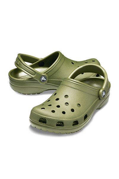 Crocs Klasické unisex zelené pantofle