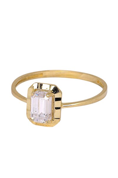 CiGOLD Tektaş Yüzük 14 Ayar Altın 1,04 gr Oa-k21401028869