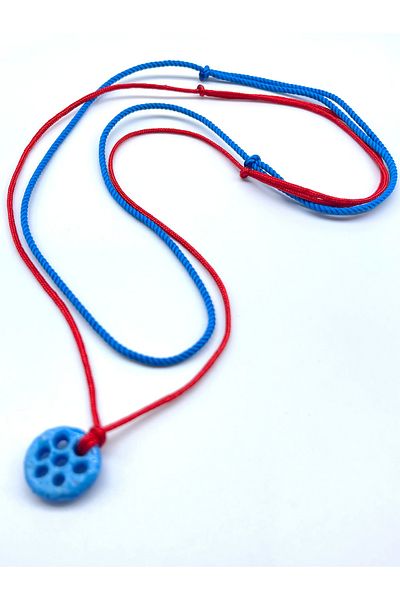 Concept HuBuTU Minimal 7 Eyes Syriac Evil Eye Beaded Summer Rope Necklace Set (2 Pieces)