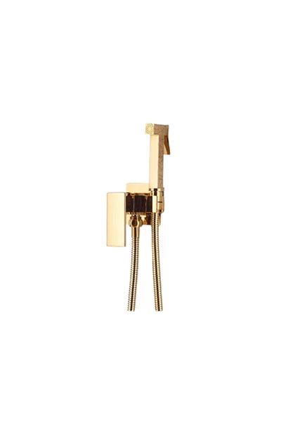 Blackswan Design Bidet faucet, Blackswan, Type M4, shiny gold model, size 13 cm