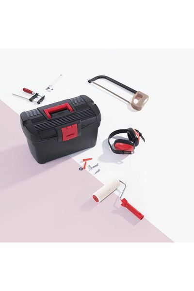 Keter Plastic Tool Box for Storage with Organizer