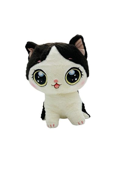 BaoBao Soft and fluffy black kitten, 20cm - adorable toy for children