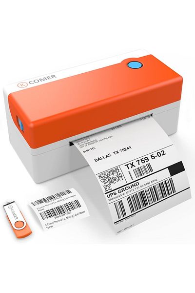 Velixo Thermal Label Printer, 150 Mm/s, 203 Dpi, 120 Mm Paper, 104 Mm Print, Usb, Awb Support
