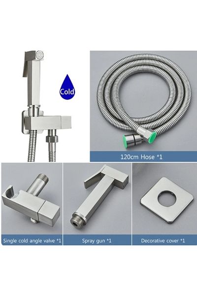 Blackswan Design Bidet faucet, Blackswan, Type M16, nickel model, for cold water, size 13 cm