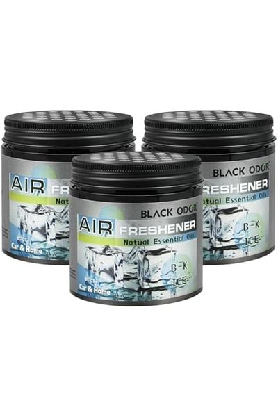 Black Odor Air Freshener Natural Essential Oils Combo Pack (3 PCS) - Black Ice