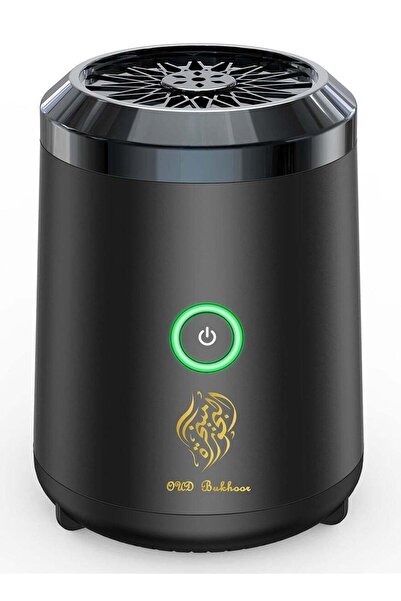 VENDIX Oud Bukhoor New Style Car USB Type-C Power Rechargeable Incense Burner Black