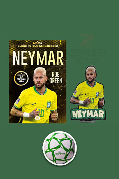 dokuzyayinlari Benim Futbol Kahramanım Neymar(Poster-Kart-Biblo ve Futbol Top...