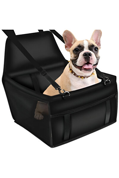 Velixo Scaun auto pentru câini și pisici, bretele reglabile, buzunar cu fermo...