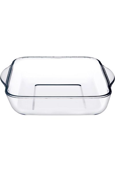 ABYZ Square Heat-resistant Bowl, Dimensions 256x220mm, Transparent
