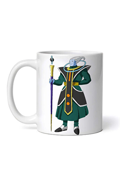 OEM Cană albă personalizată, Dragon Ball Cukatail cu sceptrul universului, IN...