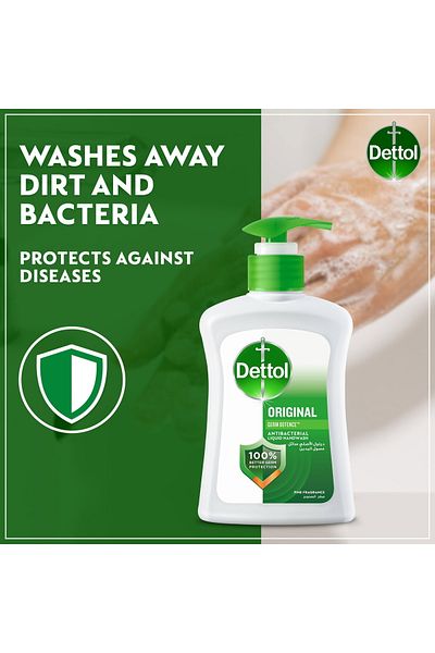 Dettol Handwash Liquid Soap Original Pump Pine 400