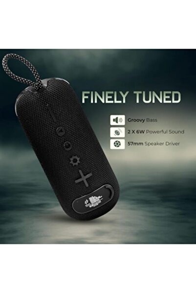 Generic Zs26 Capsule Bluetooth Speaker - 12w, Tws, Rgb Lights, Usb, Aux, Tf, 2400mah Battery