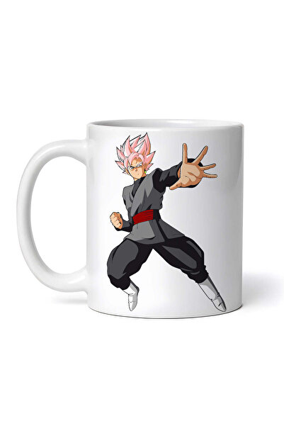 OEM Cană albă personalizată, Dragon Ball Goku fighting position 3, INOVATIX®....