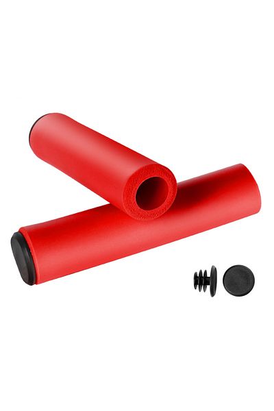Choice Red Sponge Soft Bicycle Handle Cover Colorful Cycling Grips for Mountain Bike Anti Skid Shock Bicycl