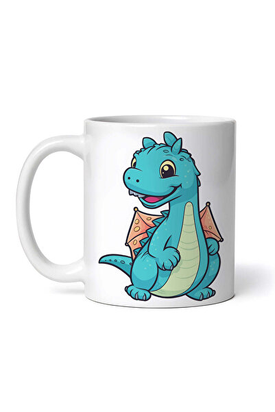 OEM Cană albă personalizată, Dragon Trogdor, INOVATIX®. 330ml