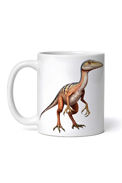 OEM Cană albă personalizată, Falcor Dinozaurul, INOVATIX®. 330ml