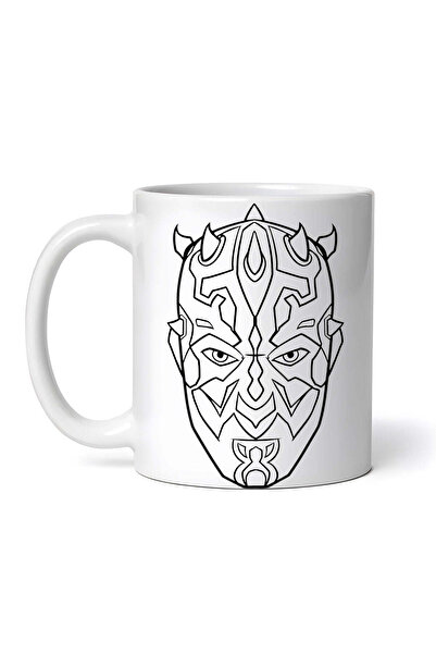 OEM Cană albă personalizată, Darth Maul Star Wars, INOVATIX®. 330 ml