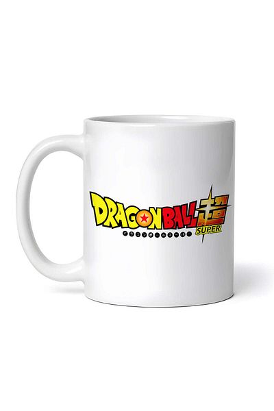 OEM Cană albă personalizată, Dragon Ball Super Log, INOVATIX®. 330 ml