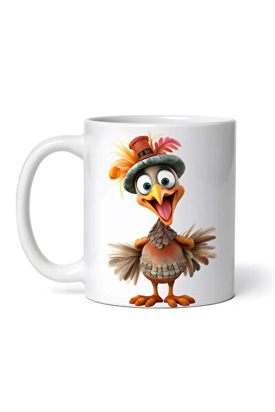 INOVATIX Personalized White Mug, Snoot Turkey, Inovatix®. 330ml
