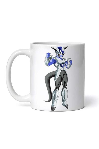 OEM Personalized white mug, Dragon Ball Frieza attacks, INOVATIX®. 330ml
