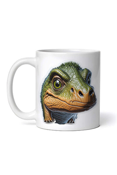 OEM Cană albă personalizată, Blaze Dinozaurul, INOVATIX®. 330ml