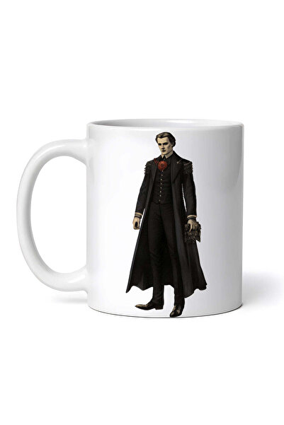 OEM Cană albă personalizată, Dracula Elegantă și parfumată, INOVATIX®. 330ml