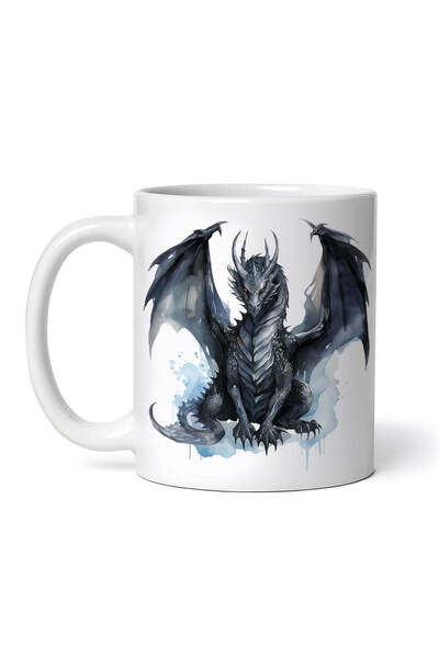OEM Εξατομικευμένη λευκή κούπα, Dragon Sardeth, INOVATIX®. 330ml
