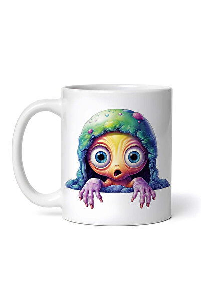 OEM Cană albă personalizată, Leloto Alien, INOVATIX®. 330ml